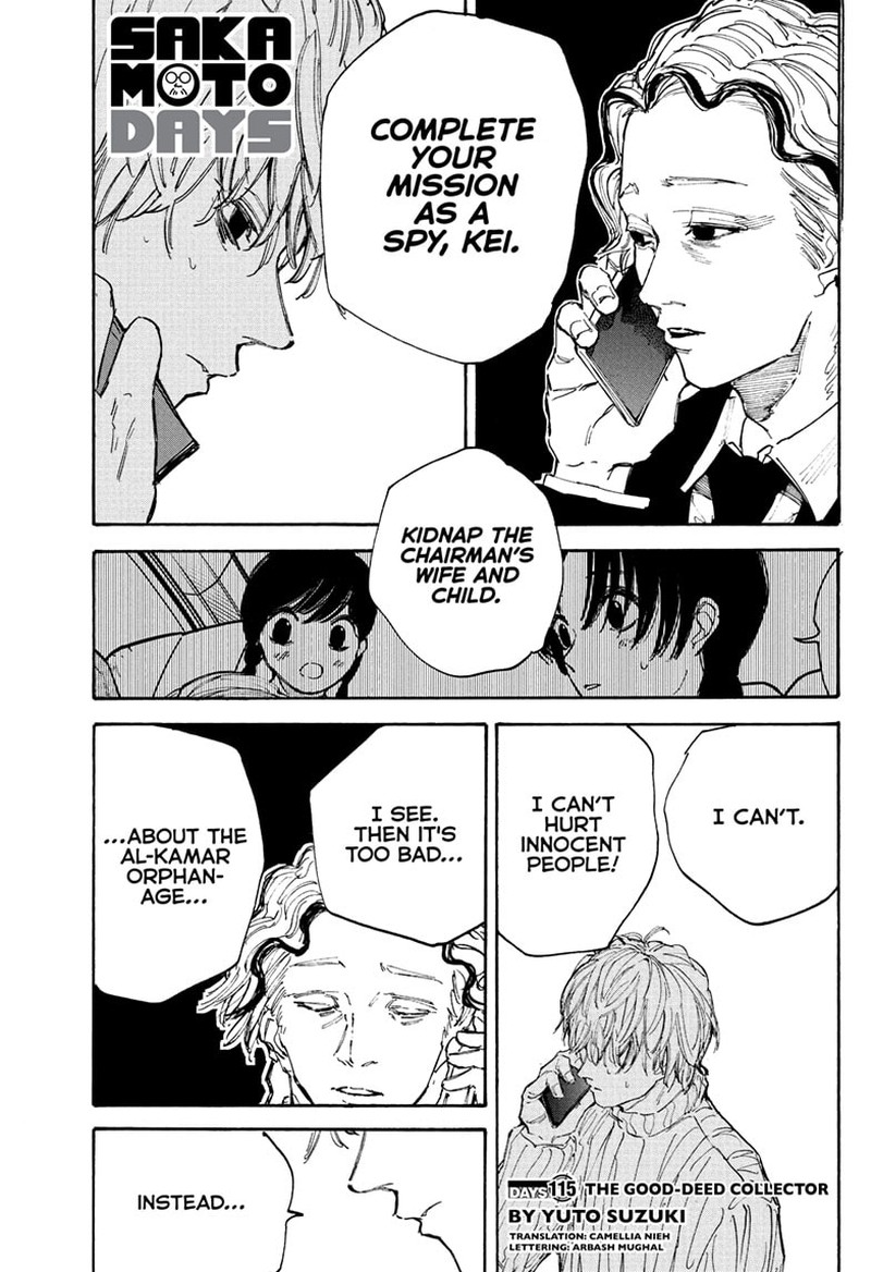 Sakamoto Days Chapter 115